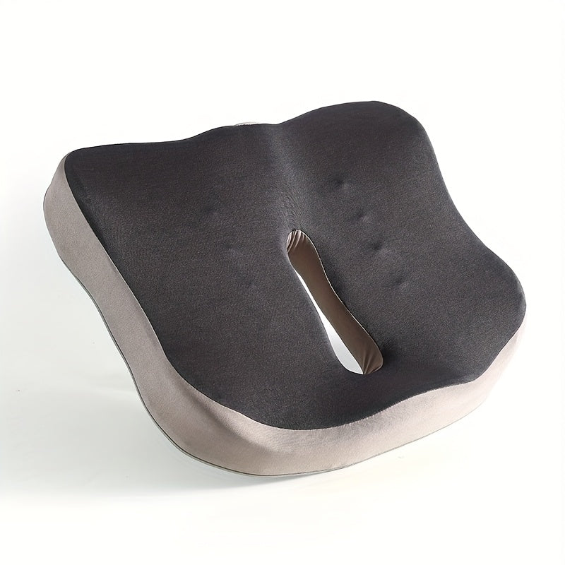 1pc Memory Foam Seat Cushion | Soft Support with Non-Slip Bottom