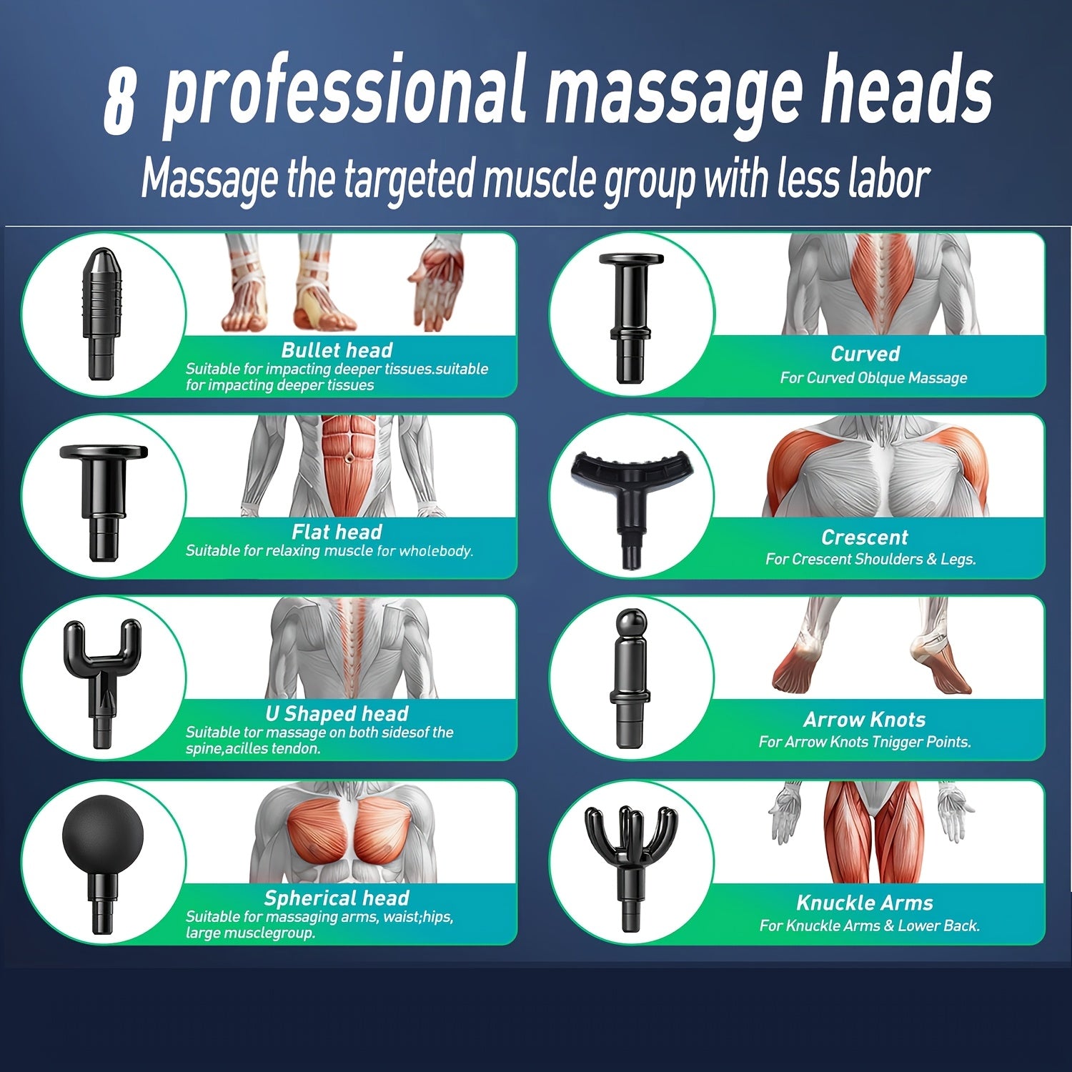 99 Speed for Deep Tissue Percussion, Designed for Massage and Relaxation