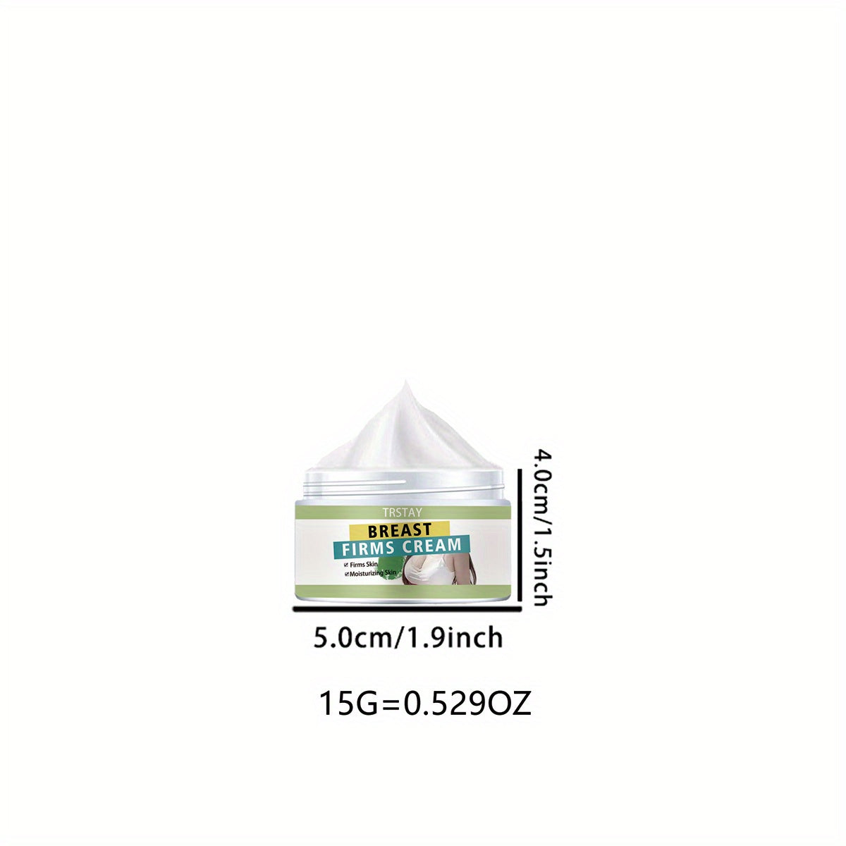 Breast massage cream: firms the Light Beige and is rich in various vitamins.