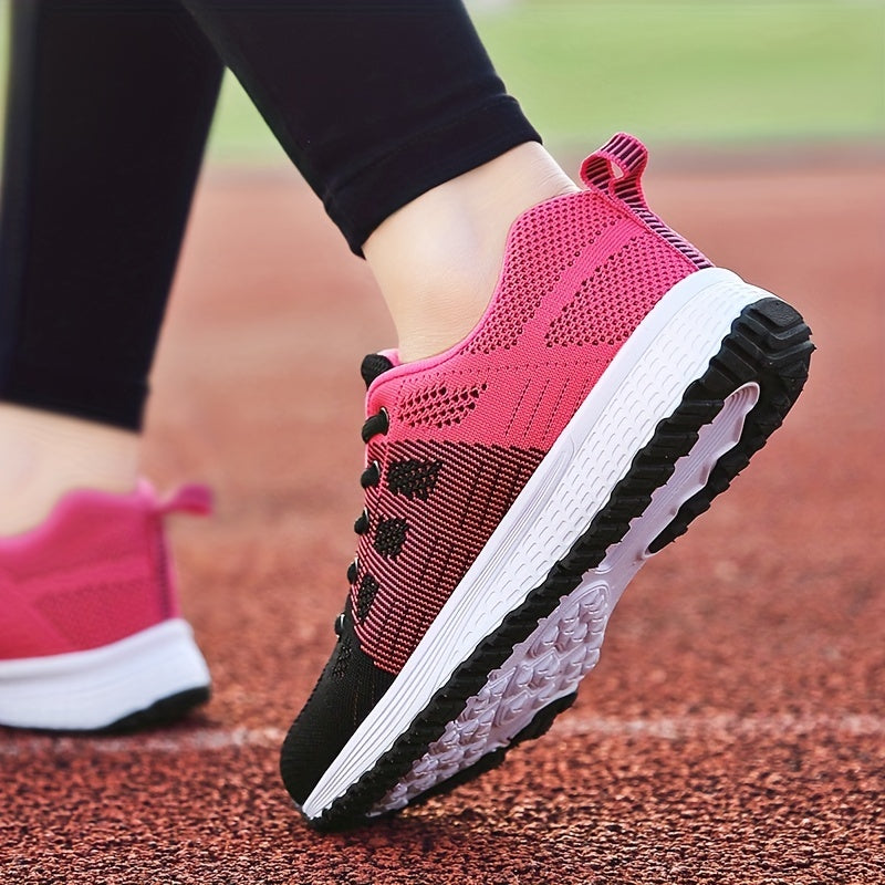 Women's Flying Woven Breathable Running Training Shoes