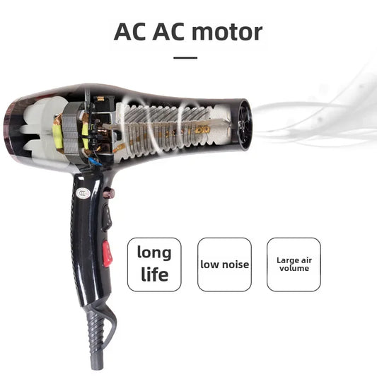 High Power Hair Dryer Cross Border Wave King 6630 Negative Ion Electric Hair Dryer For Professional Styling Home Use