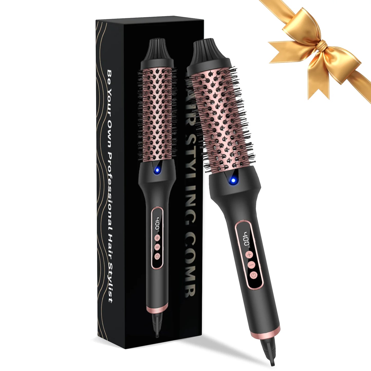 1.5 Inch Thermal Curling Brush 9 Heat Settings