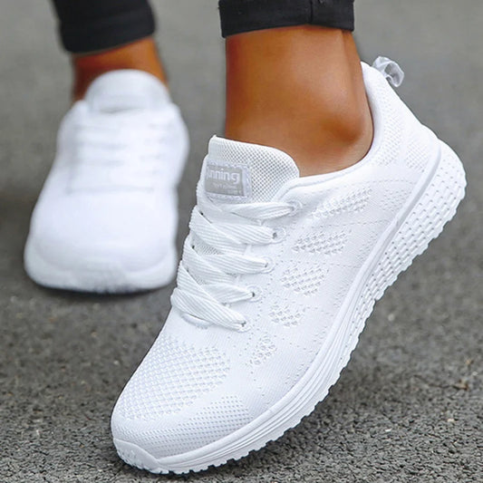 Women's Sneaker 2025 New Fashion Vulcanized Shoes Woman Comfortable Casual Sneaker Woman Lace Up Tenis Feminino Sneakers Women