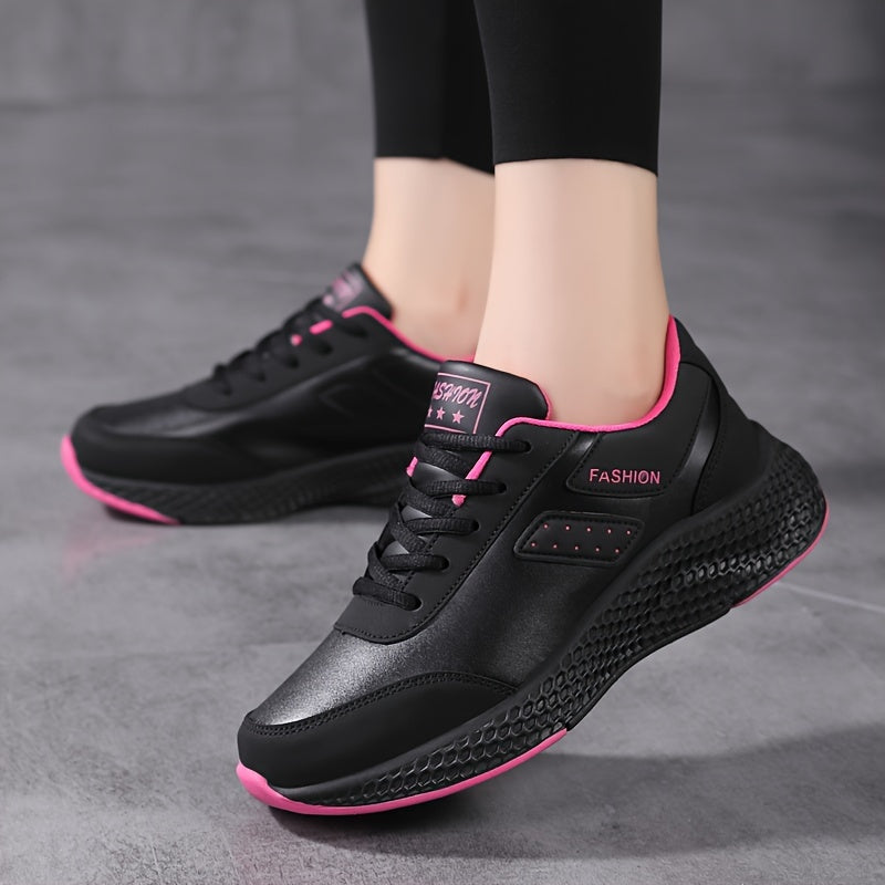 Lightweight Black Running Shoes for Women