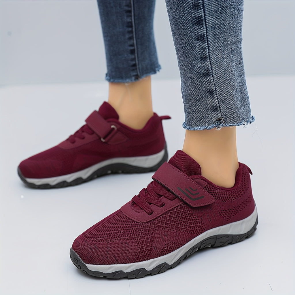Non-Slip Gray Breathable Mesh Women's Sneakers