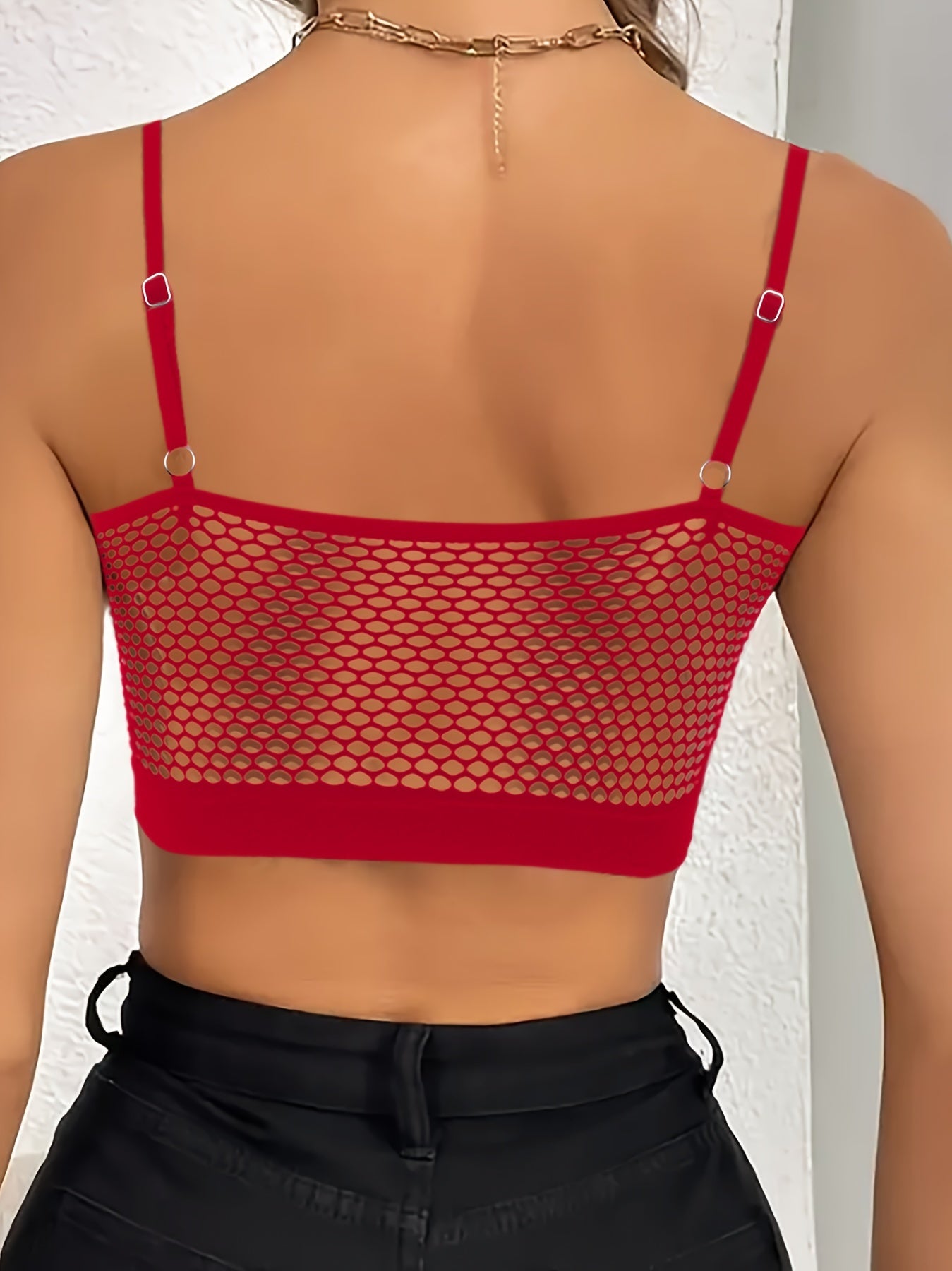 5-Pack Cutout Bras, High Support Knit Fabric