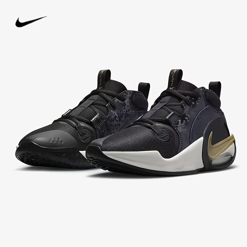 NIKE Women's Lightweight Breathable Air ZM Crossover 2 KC Basketball Shoes - Low-Top Sneakers with Golden Accents