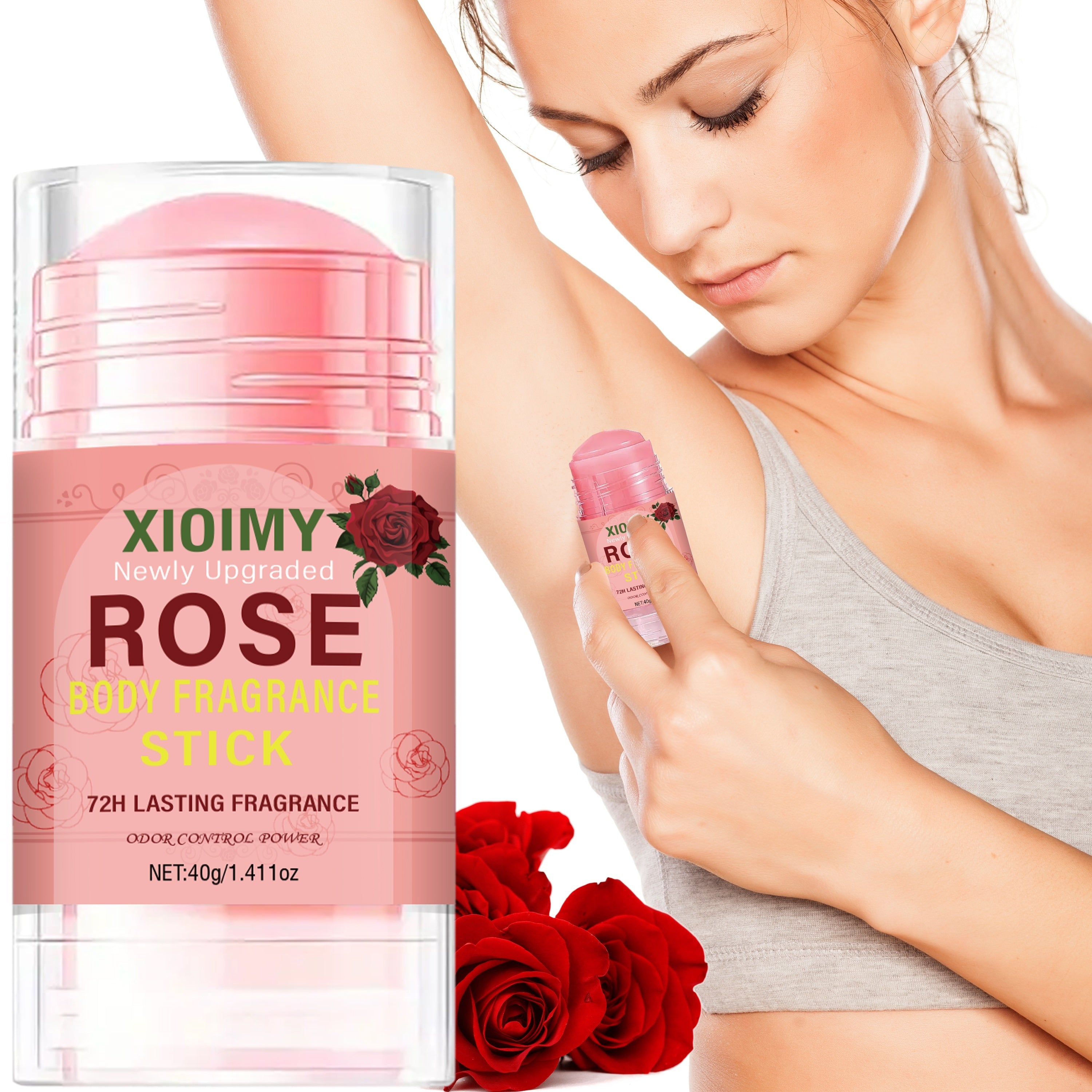 72-Hour Freshness Rose Body Fragrance Stick