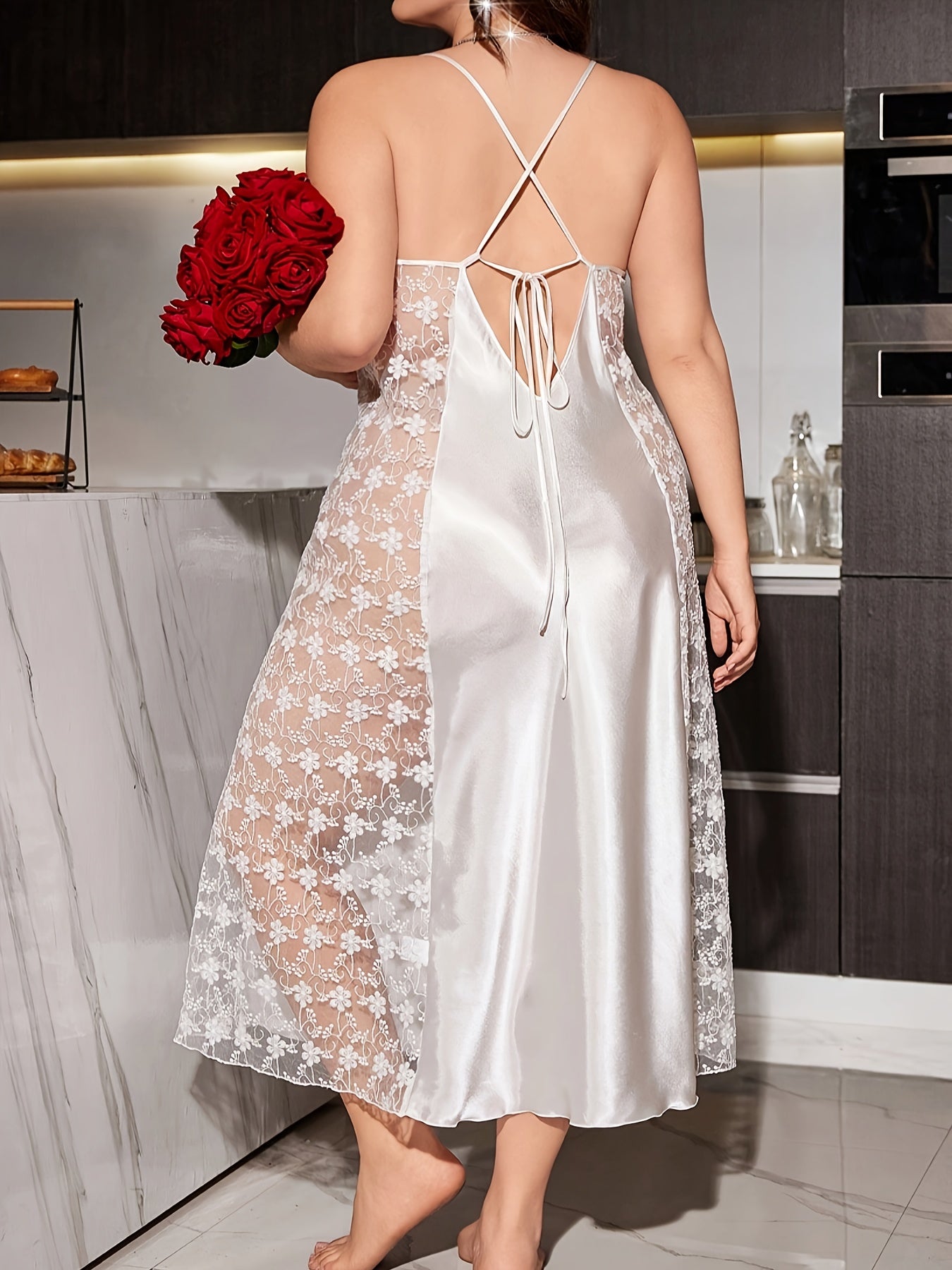 Elegant Long Sleep Dress for Women