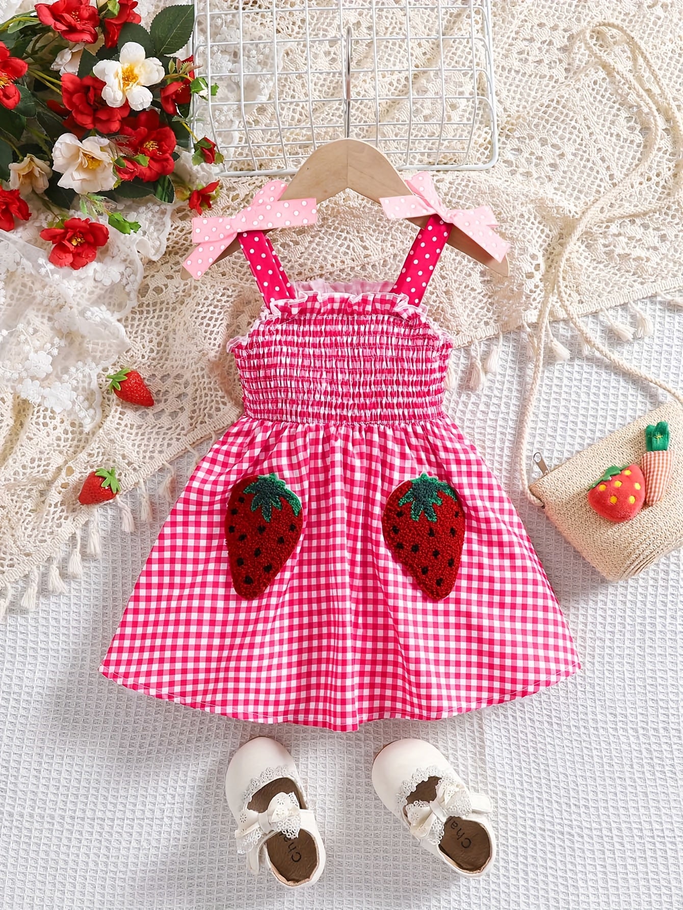 Cute Plaid Summer Dress for Girls 0-3 Years