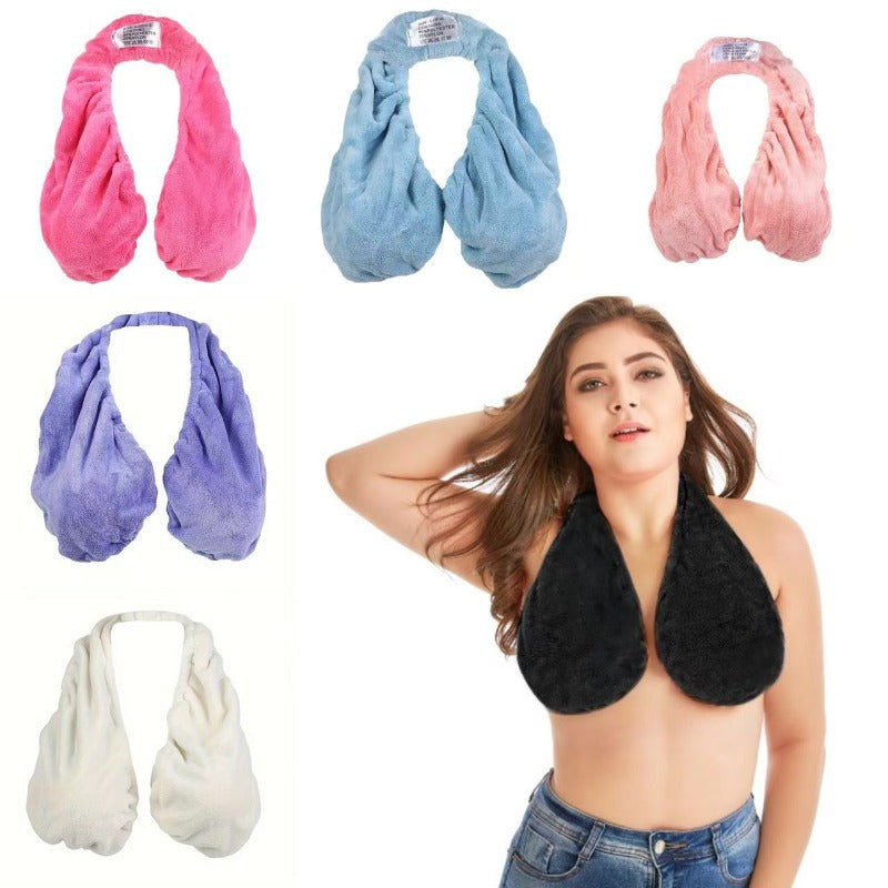 Quick-Dry & Breathable Towel Wrap with Adjustable Strap