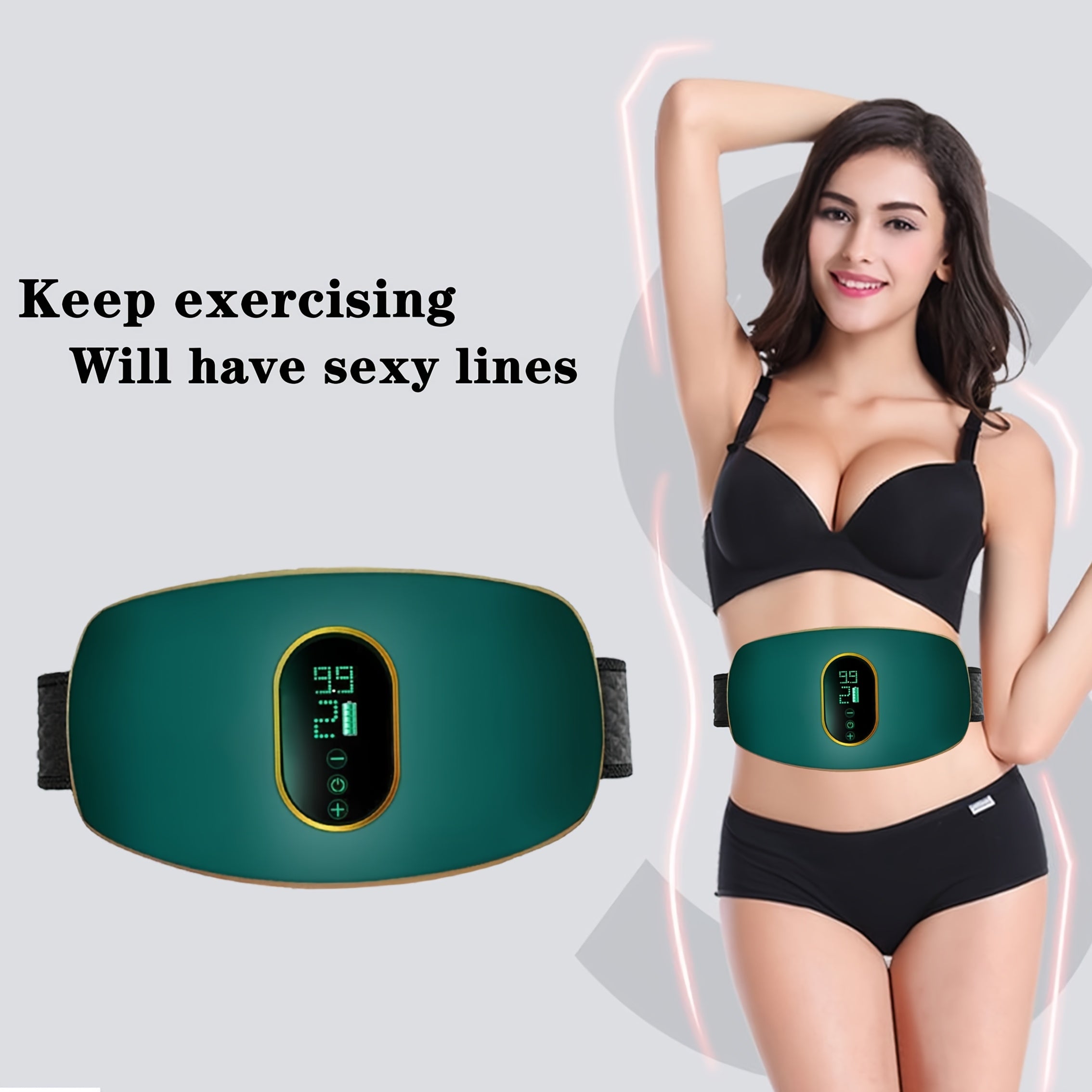 A Multifunctional Massage Belt, USB Rechargeable