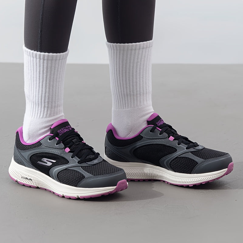 Skechers Women's Lightweight Stability Running Shoes - Breathable Mesh & Synthetic, Cushioned Rubber Sole