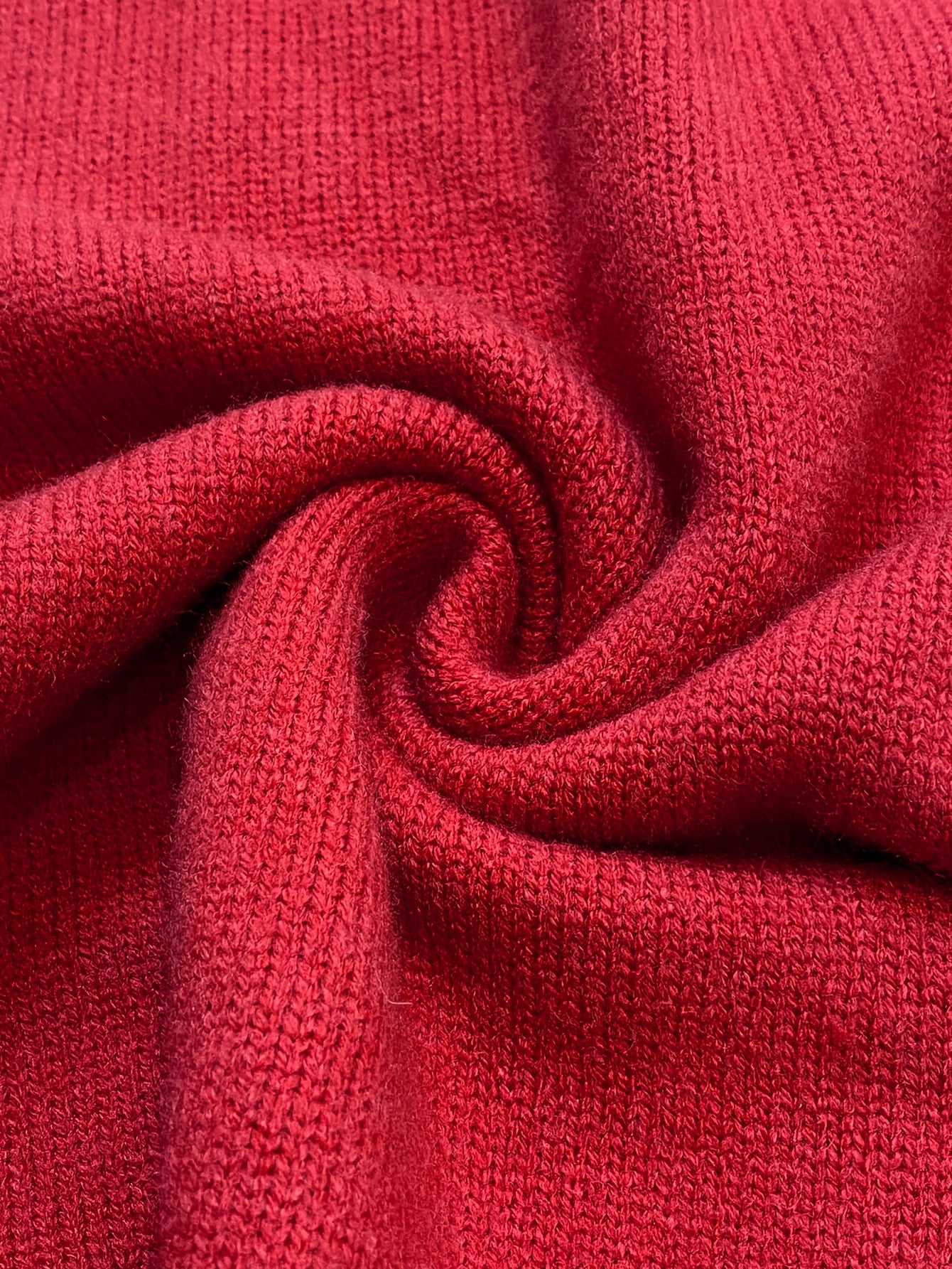 Women's Elegant Red "Merry" Letter Embroidered Sweater Dress Christmas New Year