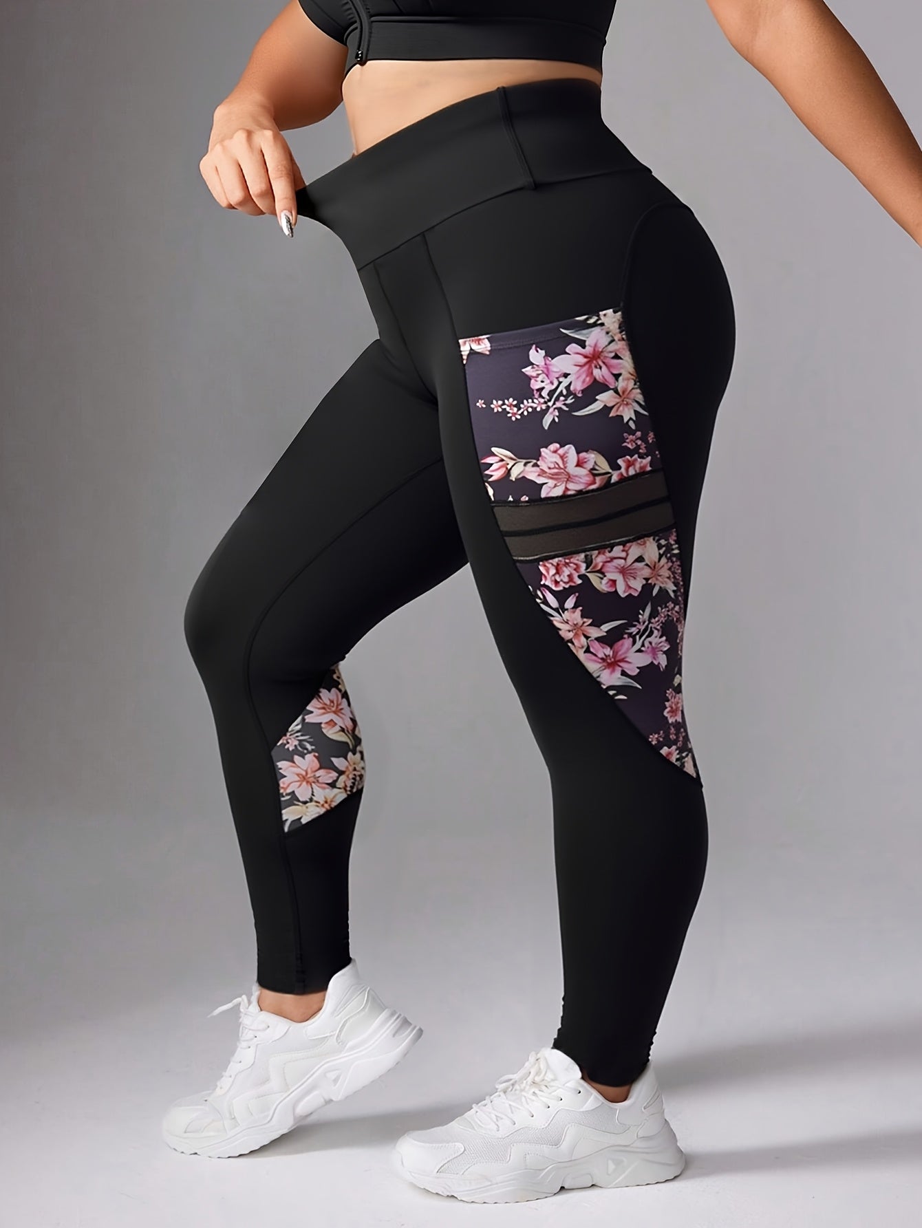 Stretchy, High-Waisted Women's Yoga Leggings with Tummy Control