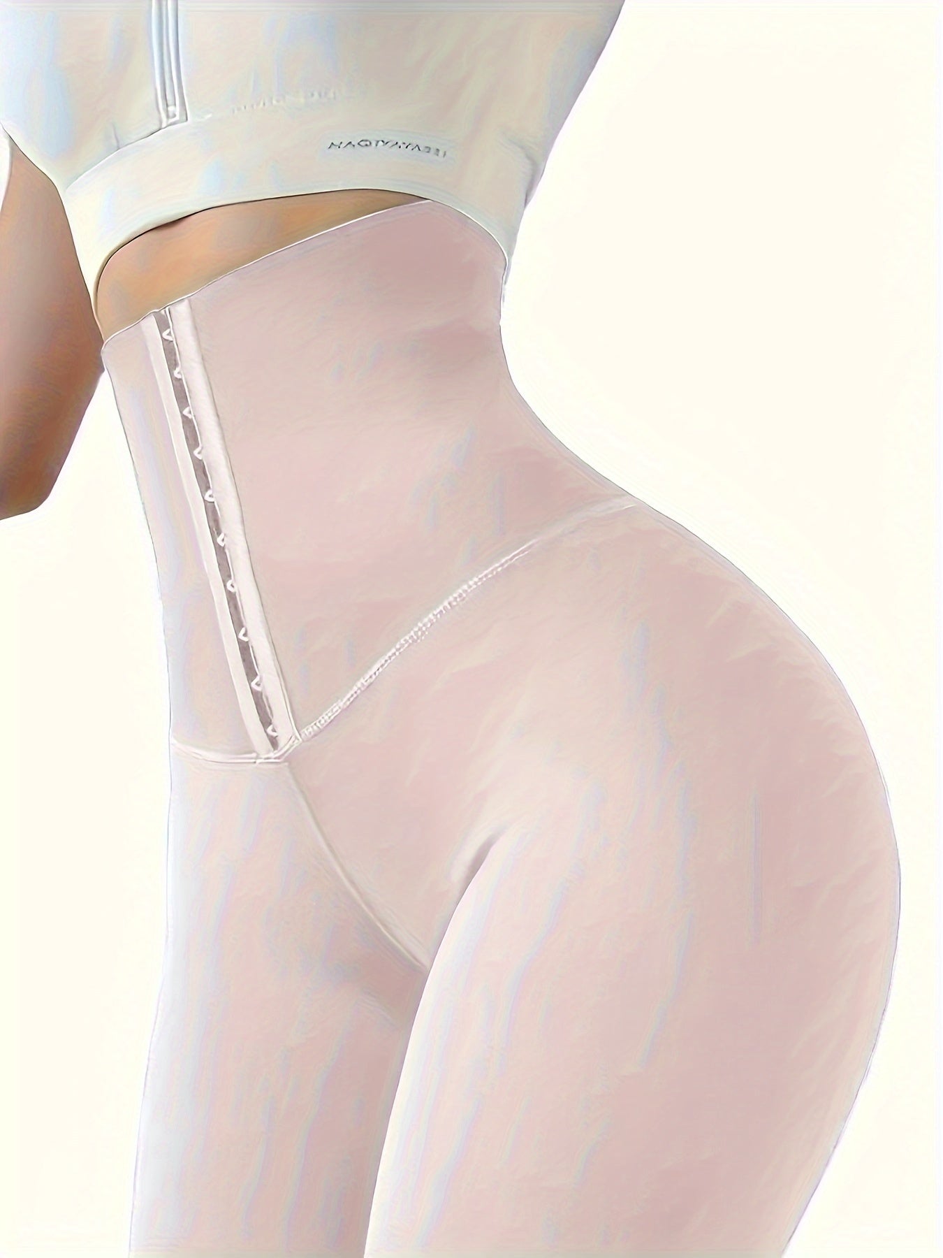 High Waist Skinny Fitness Solid Legging, Butt Lifting Tummy Control
