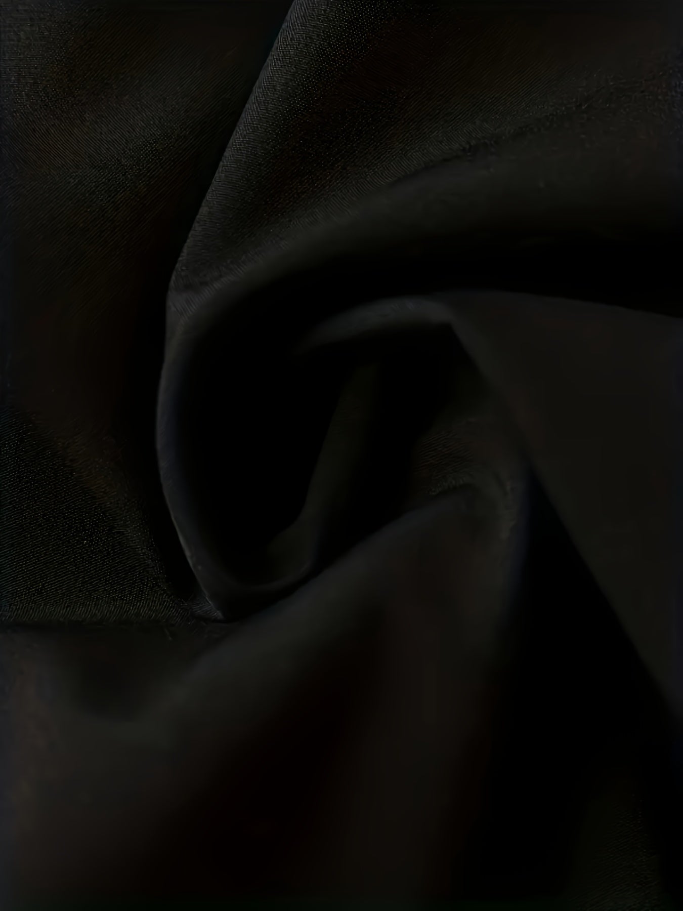 Plus Size Women's Elegant Long Black Shirt
