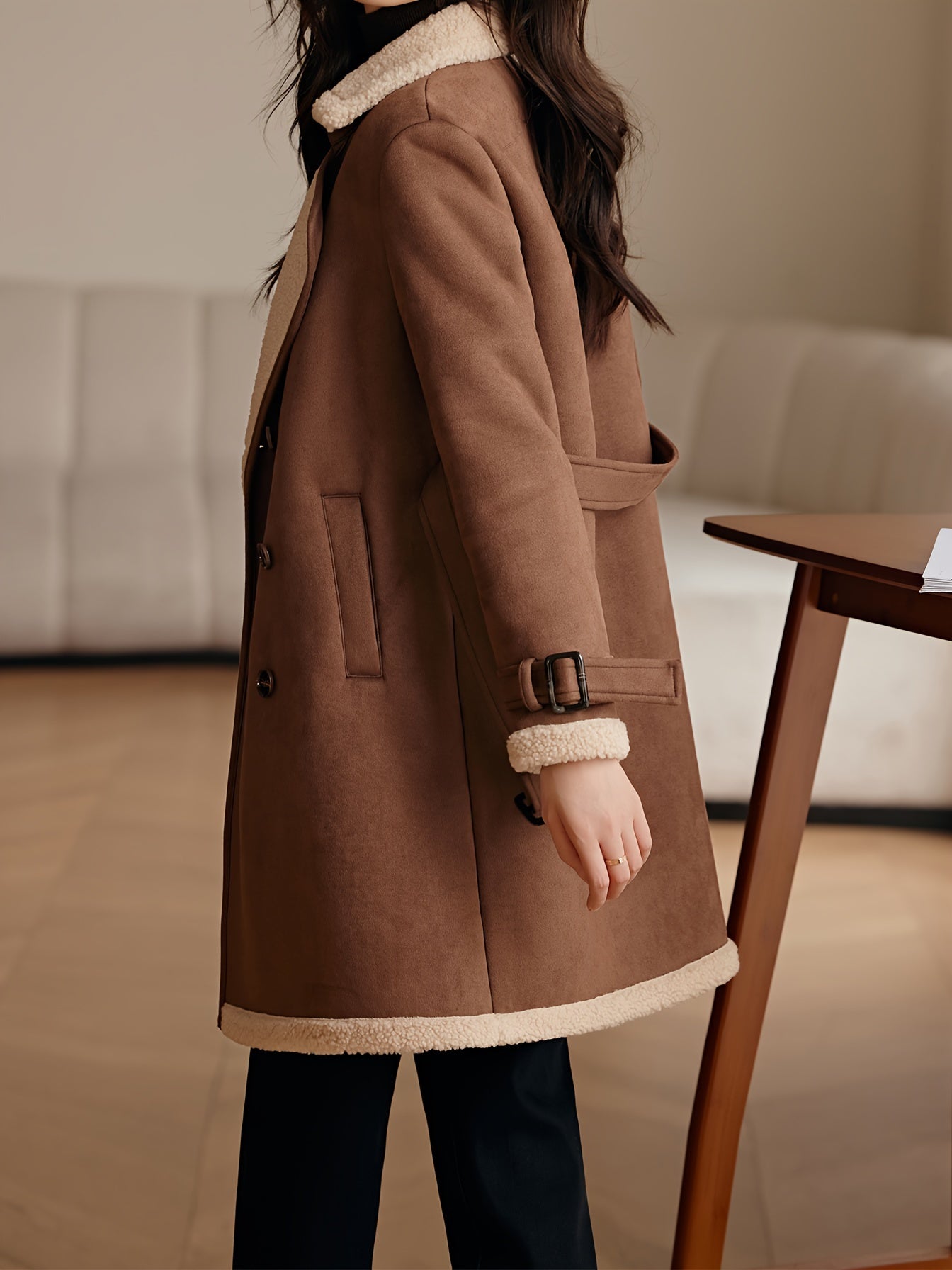 MOHOMO Women's Elegant Long Coat - Winter Collection