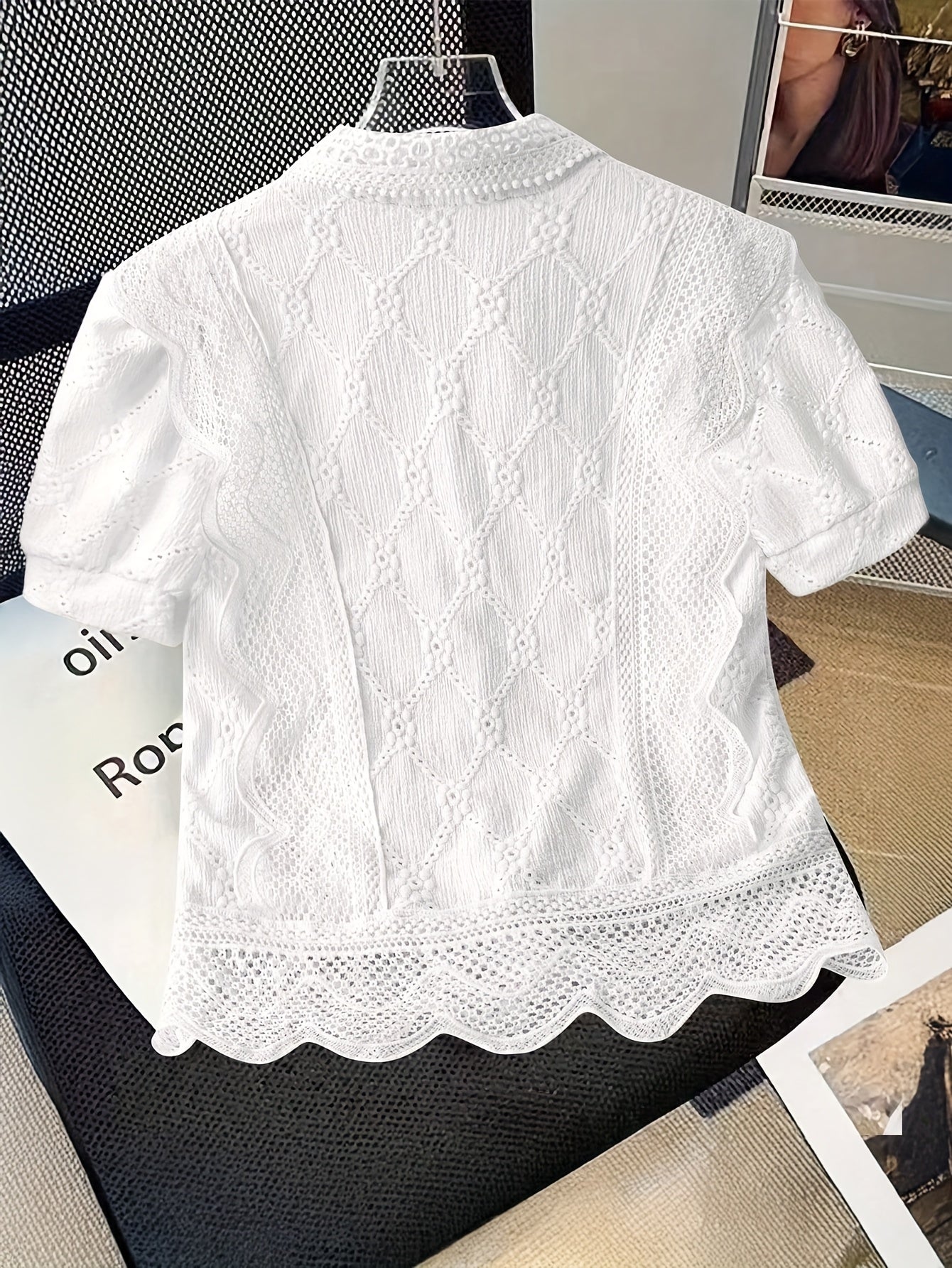 Elegant Women's Summer Blouse | Short Sleeve