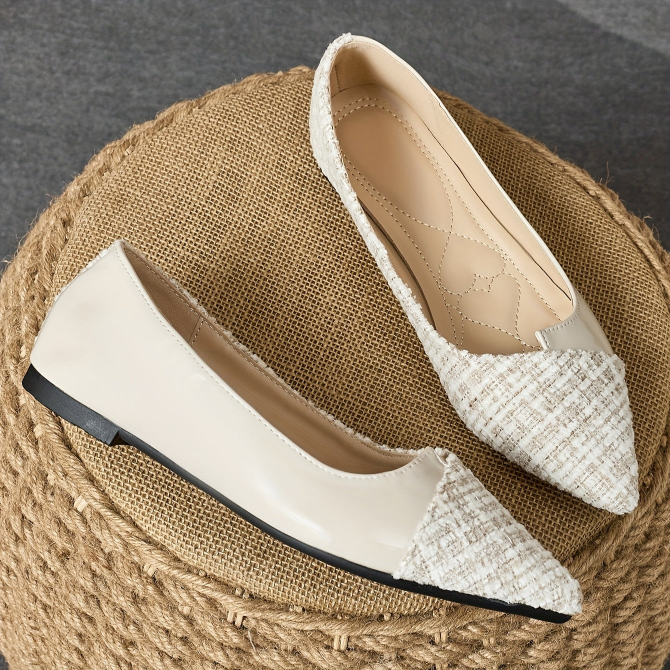 [Leopard Print Flat Shoes] Elegant Leopard Print Women's Flat Shoes | Perfect for Casual, Office, And Everyday Wear, Featuring a Pointed Toe And Rubber Sole