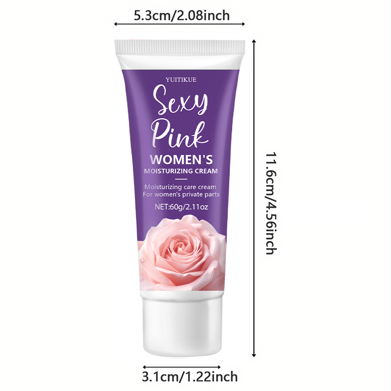 Pink Women's Secret Cream - Plant Extracts, Vitamin C and Rose Scent