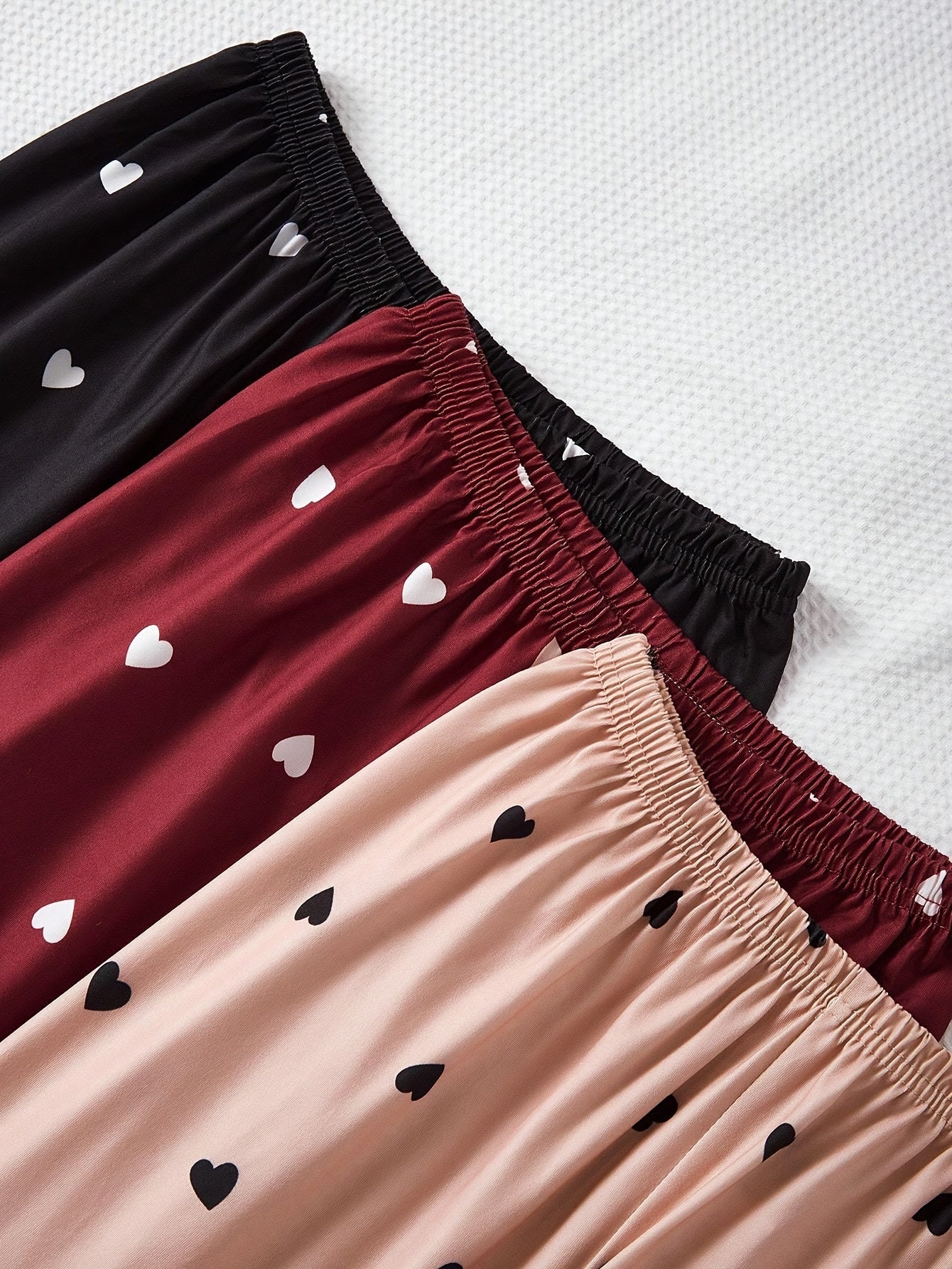 Three-piece set of Women's new soft all-season pajamas