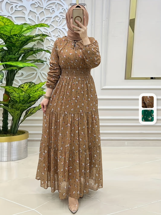 Elegant Long Sleeve Maxi Length