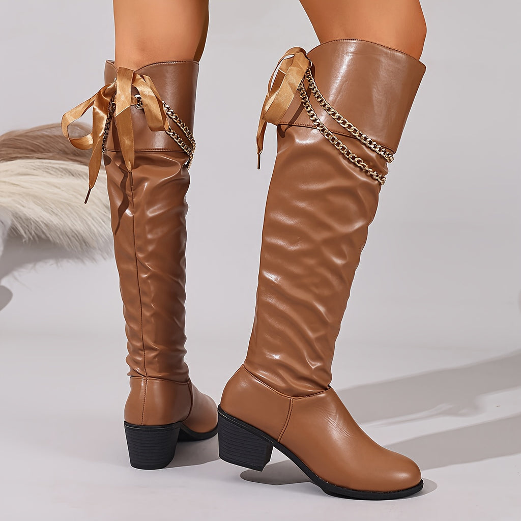 Latest Knee-High Boots, High Knee Boots, Boots For Women, Elegant Classy