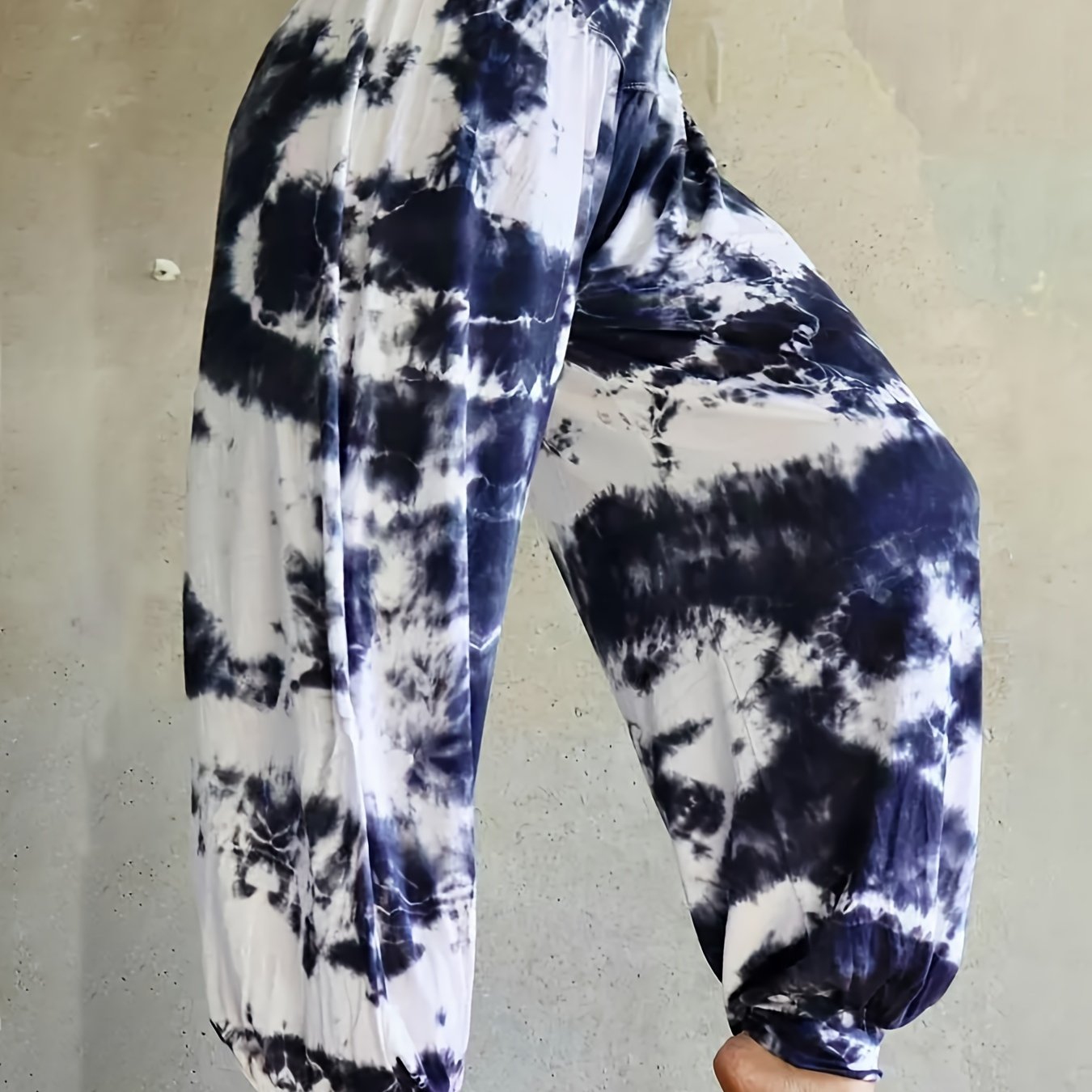 Plus Size Baggy Joggers Elastic Waist Pants