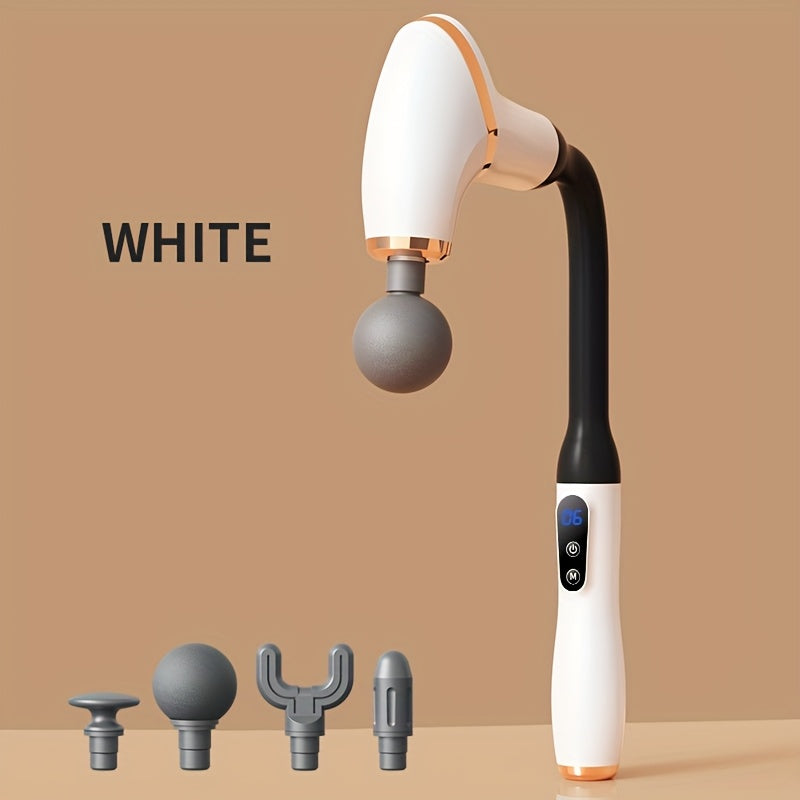 U-shaped Electric Percussion Gun with Four Massage Heads