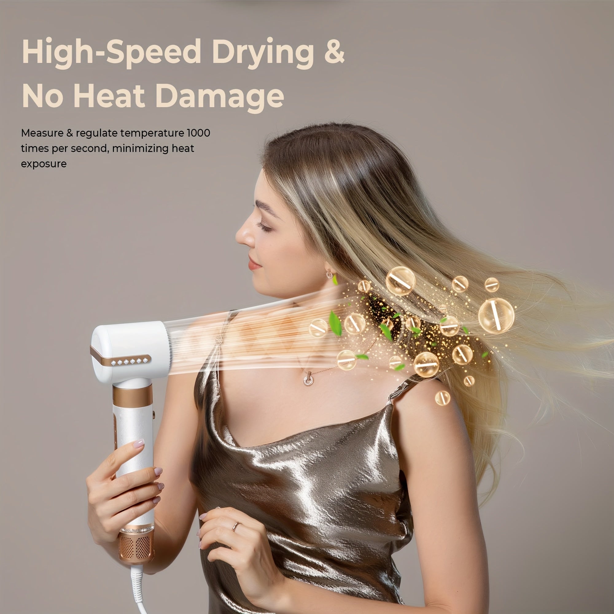 7-in-1 Ionic Hair Dryer Kit, 110000 RPM High-Speed, 1400W