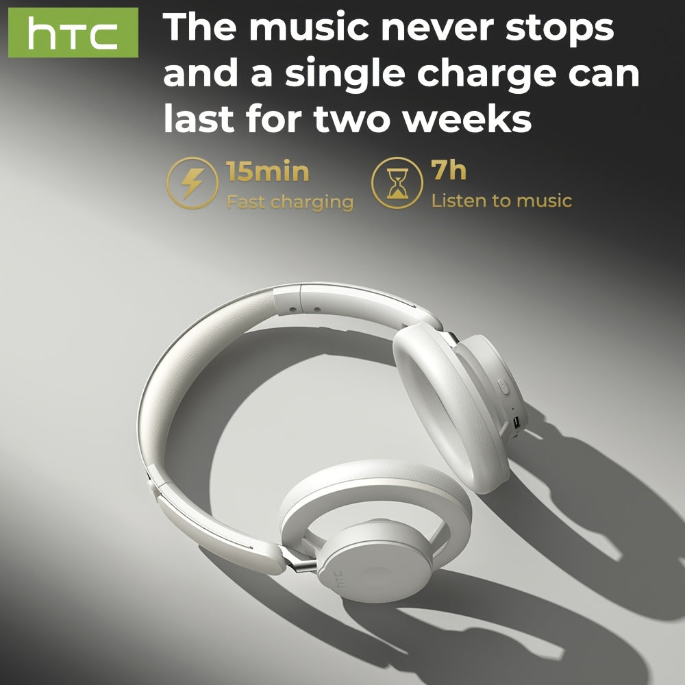 HTC Over-Ear Wireless Headphones with 135-Language Real-Time Translation