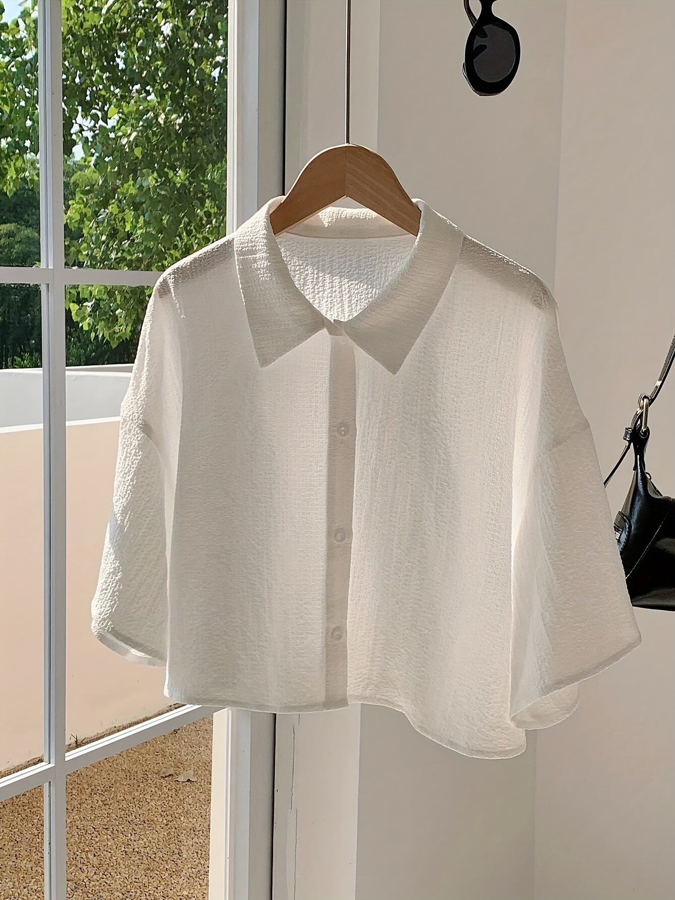 Women's Elegant Short Sleeve Blouse