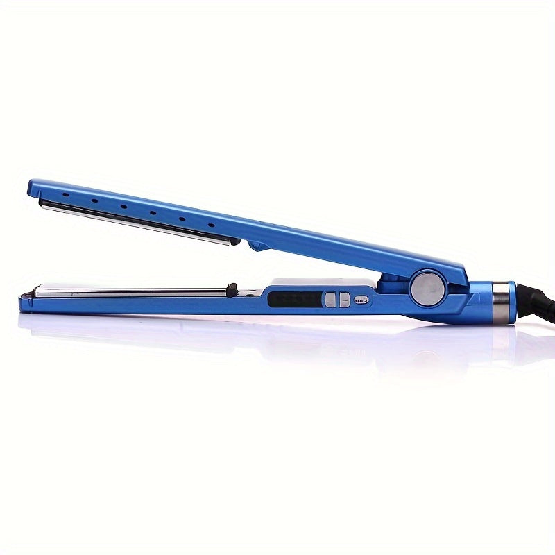 A Set of Three Flat Metal Titanium Hair Straighteners with Wide Plates