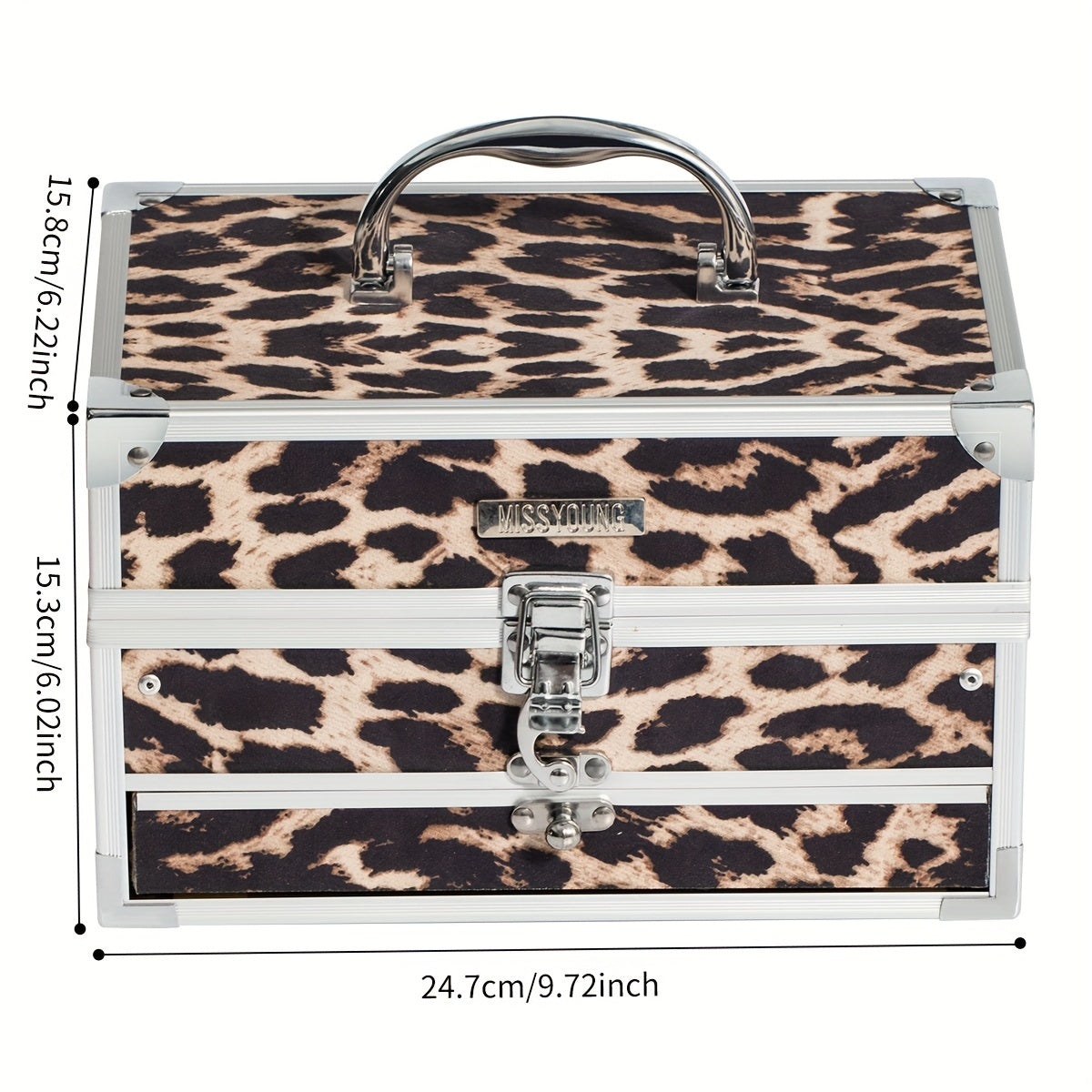 127pcs Leopard Print Makeup Gift Box, Eyeshadow Blush Highlighter Small Mirror Makeup Brush Multi-Purpose Women's Makeup Set, Surprise