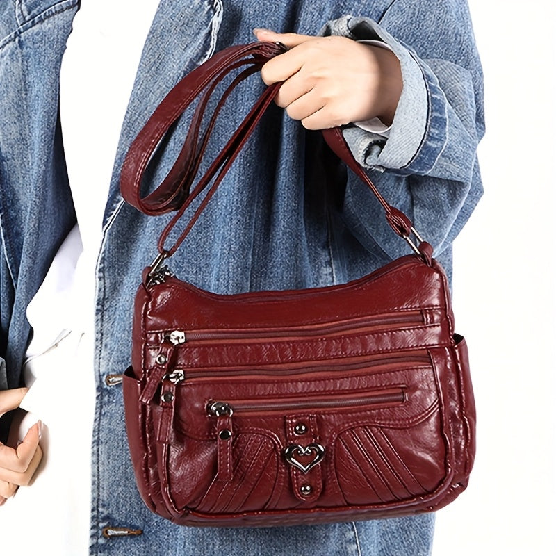 Lightweight, Large Capacity Vintage Style Shoulder Bag for Women