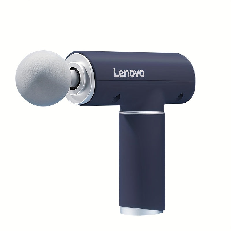 Lenovo Massage Device - Silent Percussion, 6 Attachments, USB Rechargeable