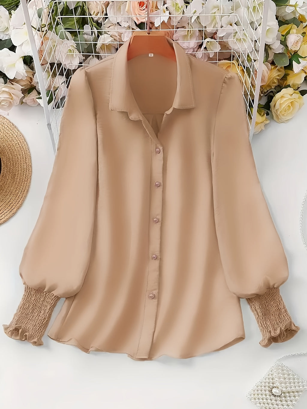 Elegant Women's Plus Size Shirt