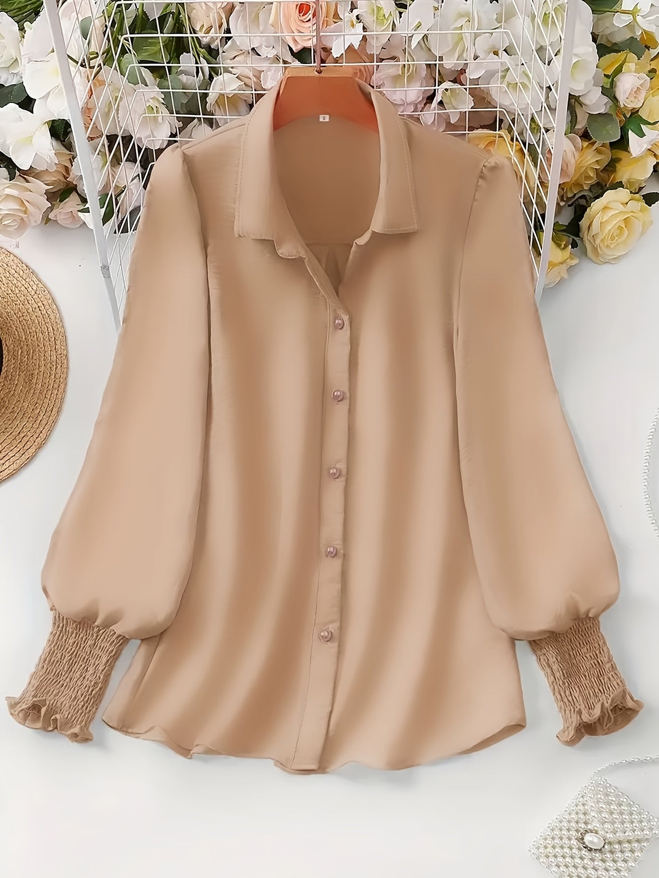 Elegant Women's Plus Size Shirt