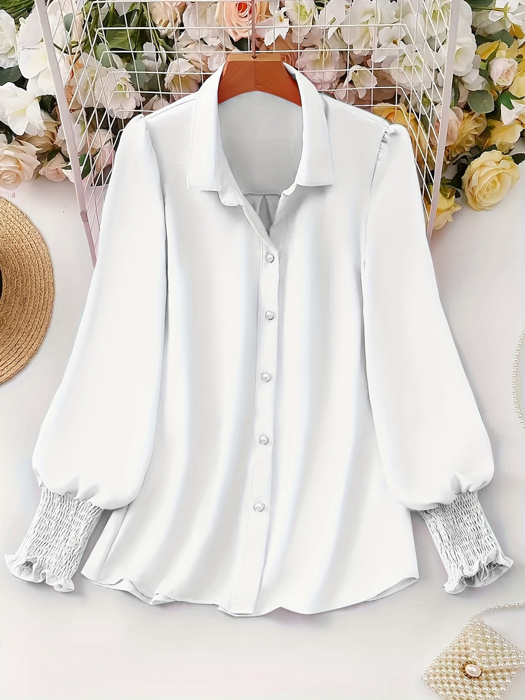 Elegant Women's Plus Size Shirt