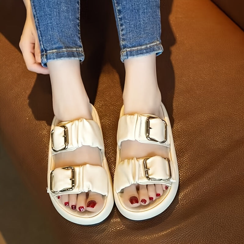 Cool Slippers for Women, New Style Thick Sole Casual Anti-slip Beach Sandal
