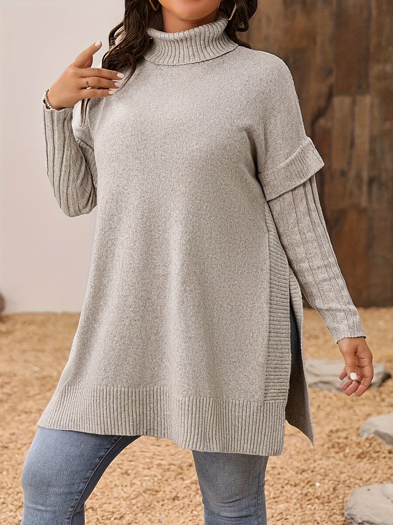 Plus Size - Yutong Women's Fashion Two-Piece Set, Sweater