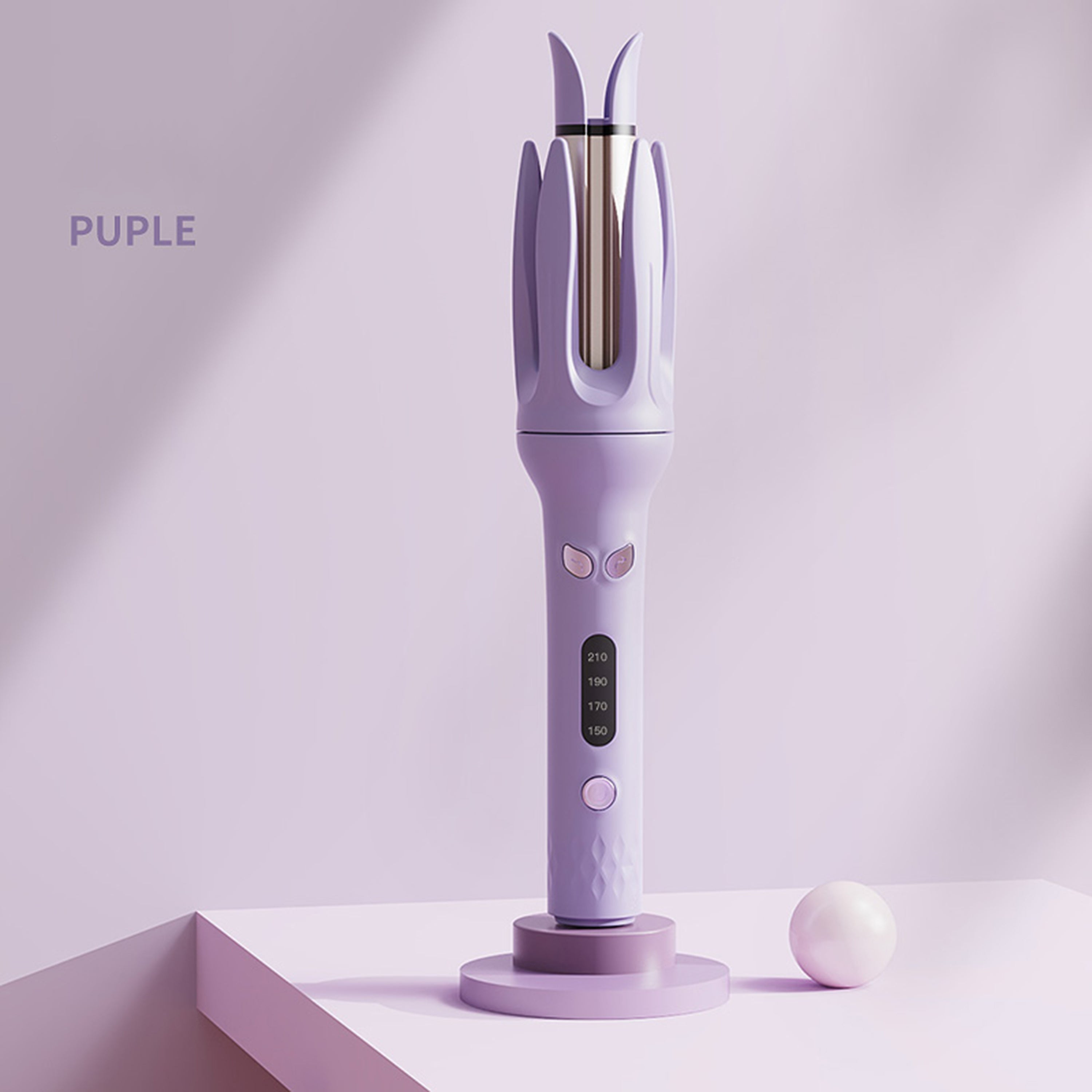 Automatic Curling Irons, 28mm Tubular Curling Irons with 4 Temperature Adjustment Modes