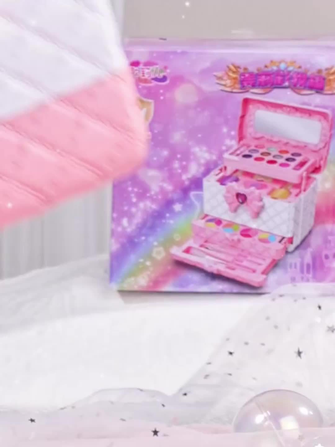 Makeup Set for Girls Featuring a Cosmetic Vanity
