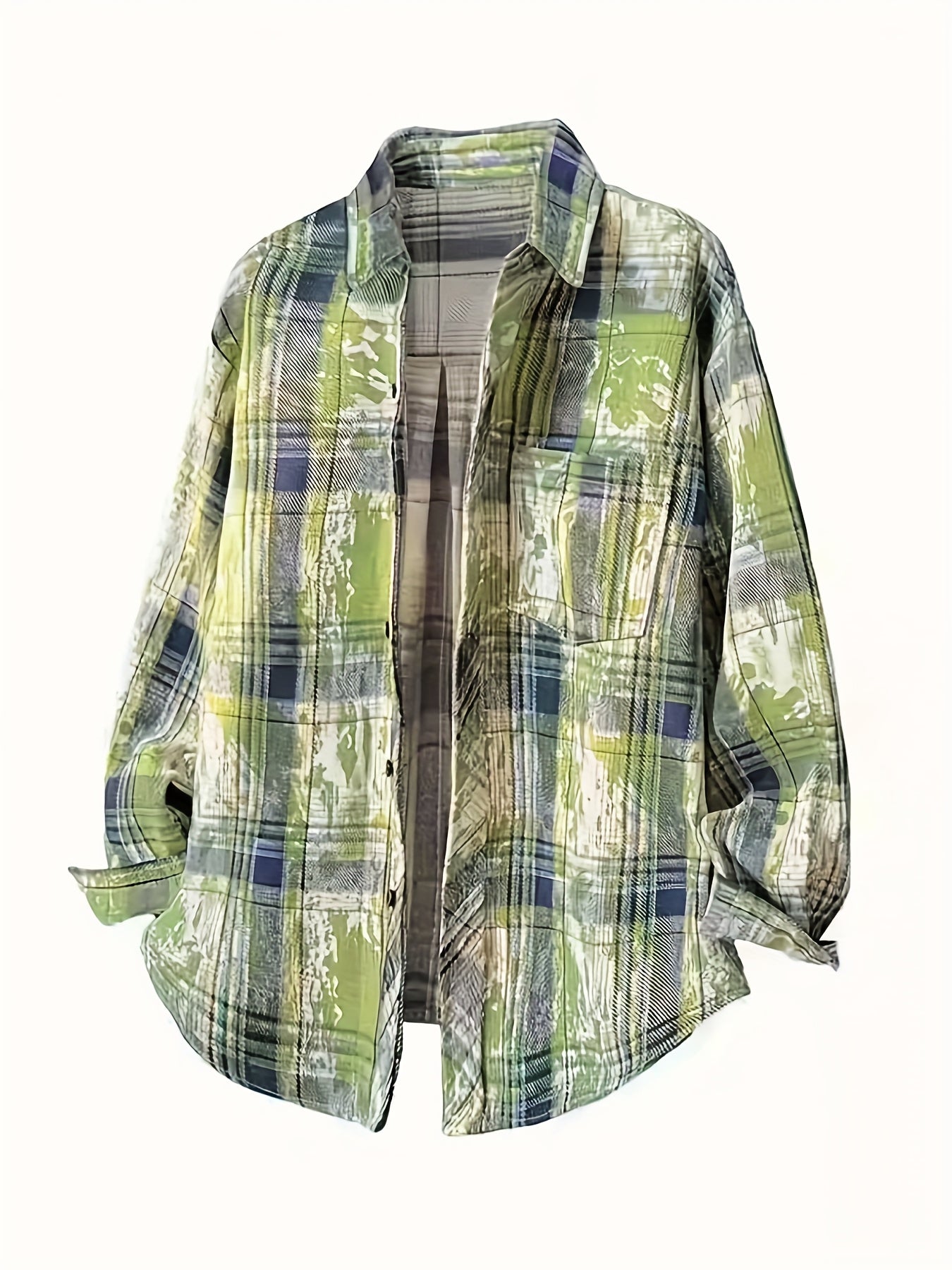 Men's & Women's Vintage American Retro Asymmetrical hem Shirt