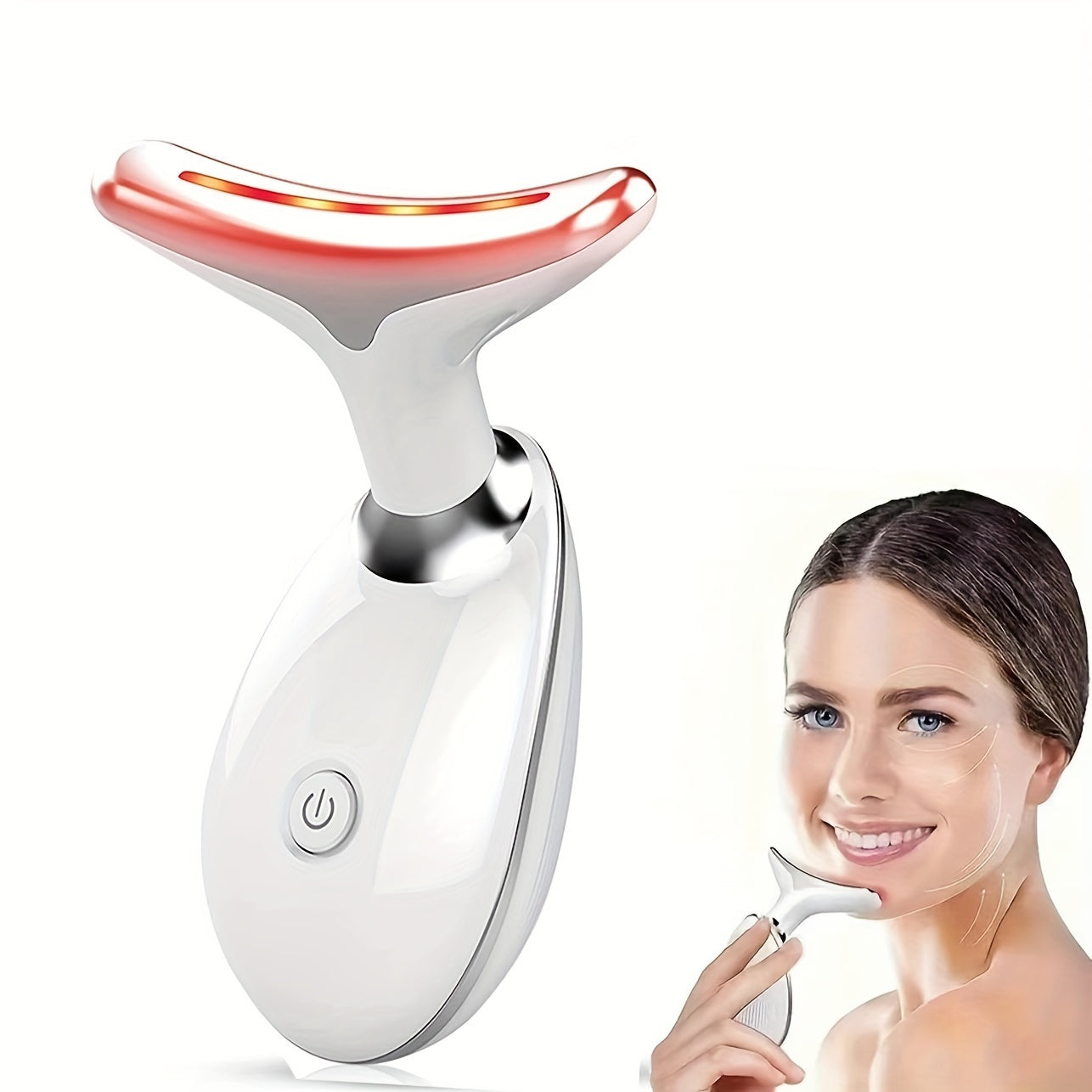7LED Color Vibration Neck Device