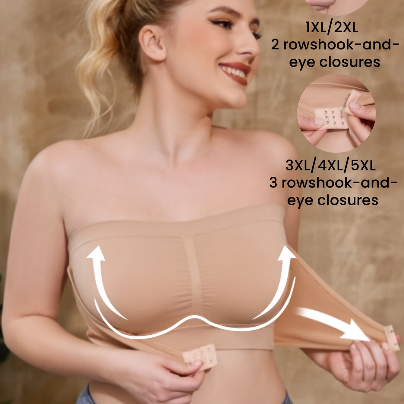 ZIMI COLLECTION Women'S Plus Size Adjustable Front Closure Wireless Sports Bra - Breathable, Seamless, Comfort Fit with Removable Pads for