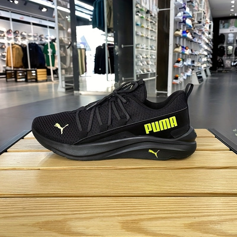 PUMA Men's & Women's Breathable Lightweight Walking Shoes - Black Mesh & Synthetic Upper, Cushioned EVA Insole