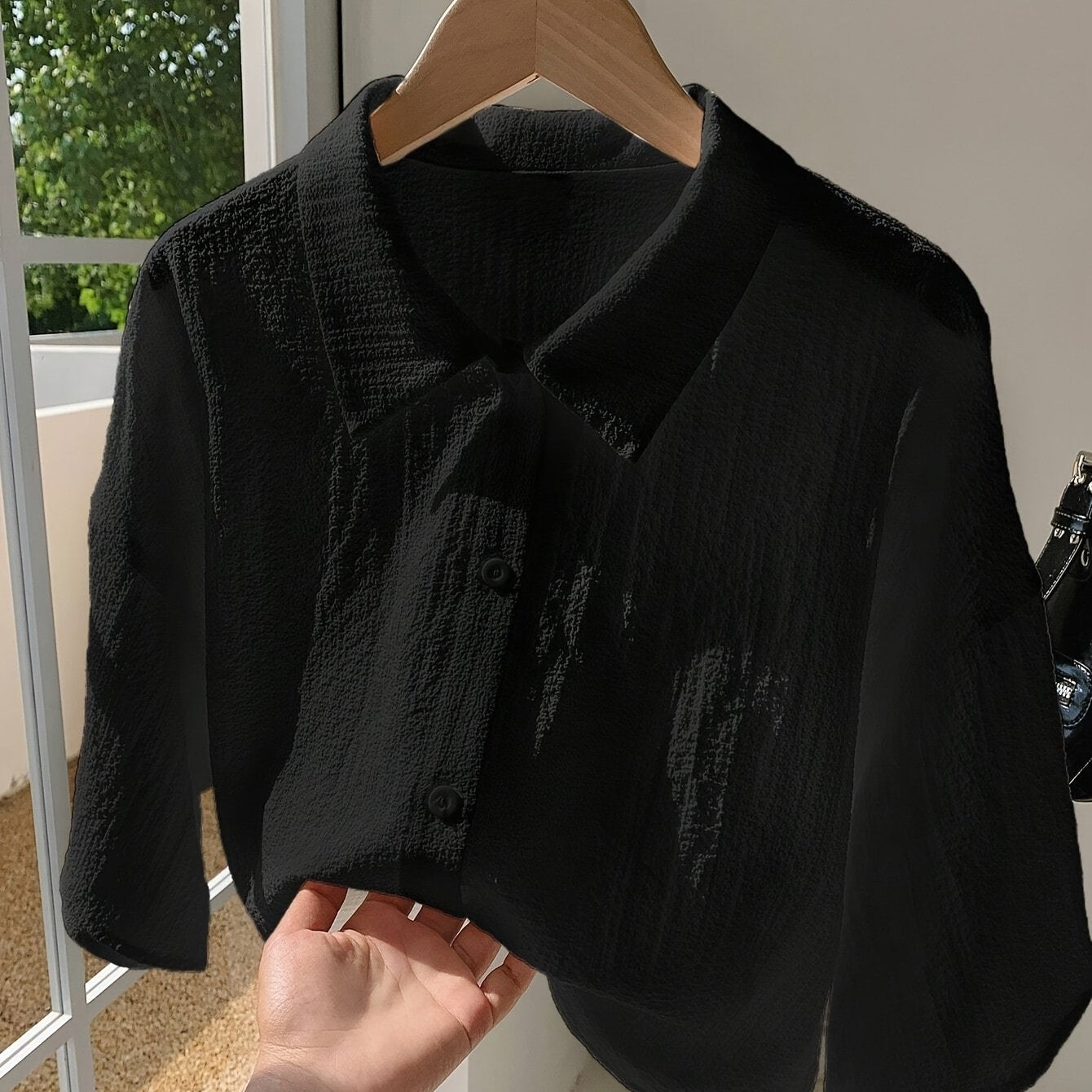 Women's Elegant Short Sleeve Blouse