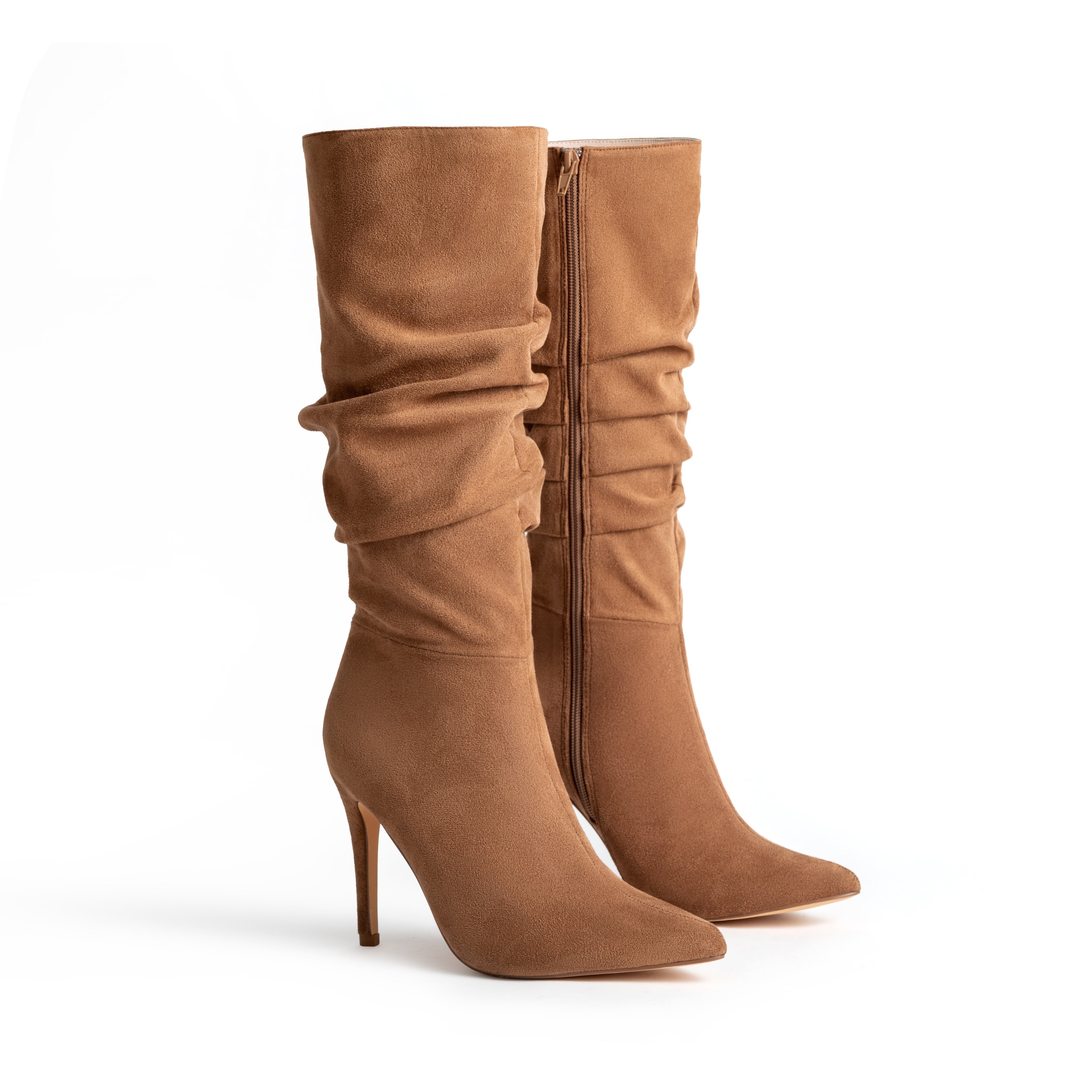 Stylish Women's Long Boots Side Zipper